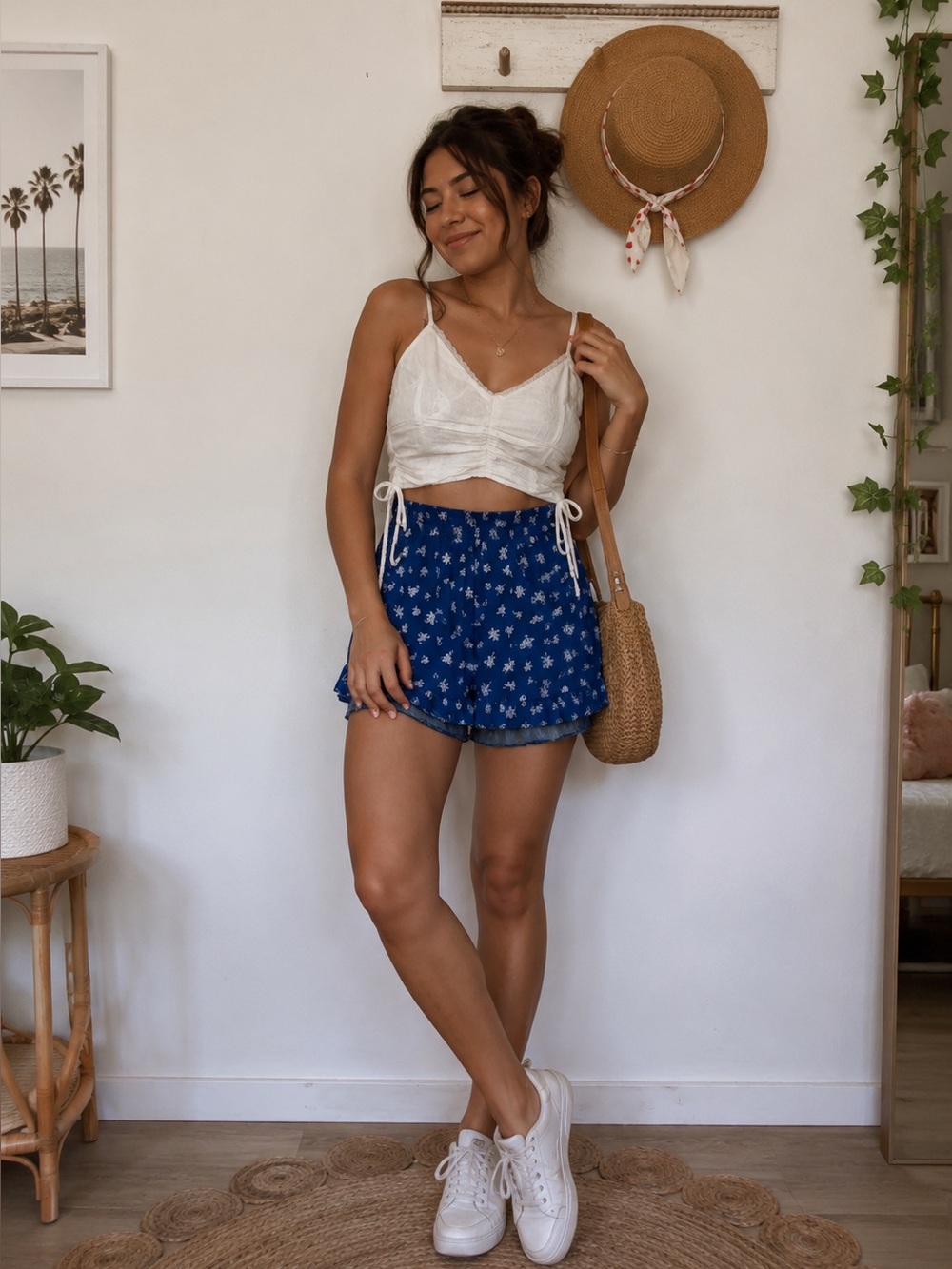 NWOT CeCe Ruffled Shorts